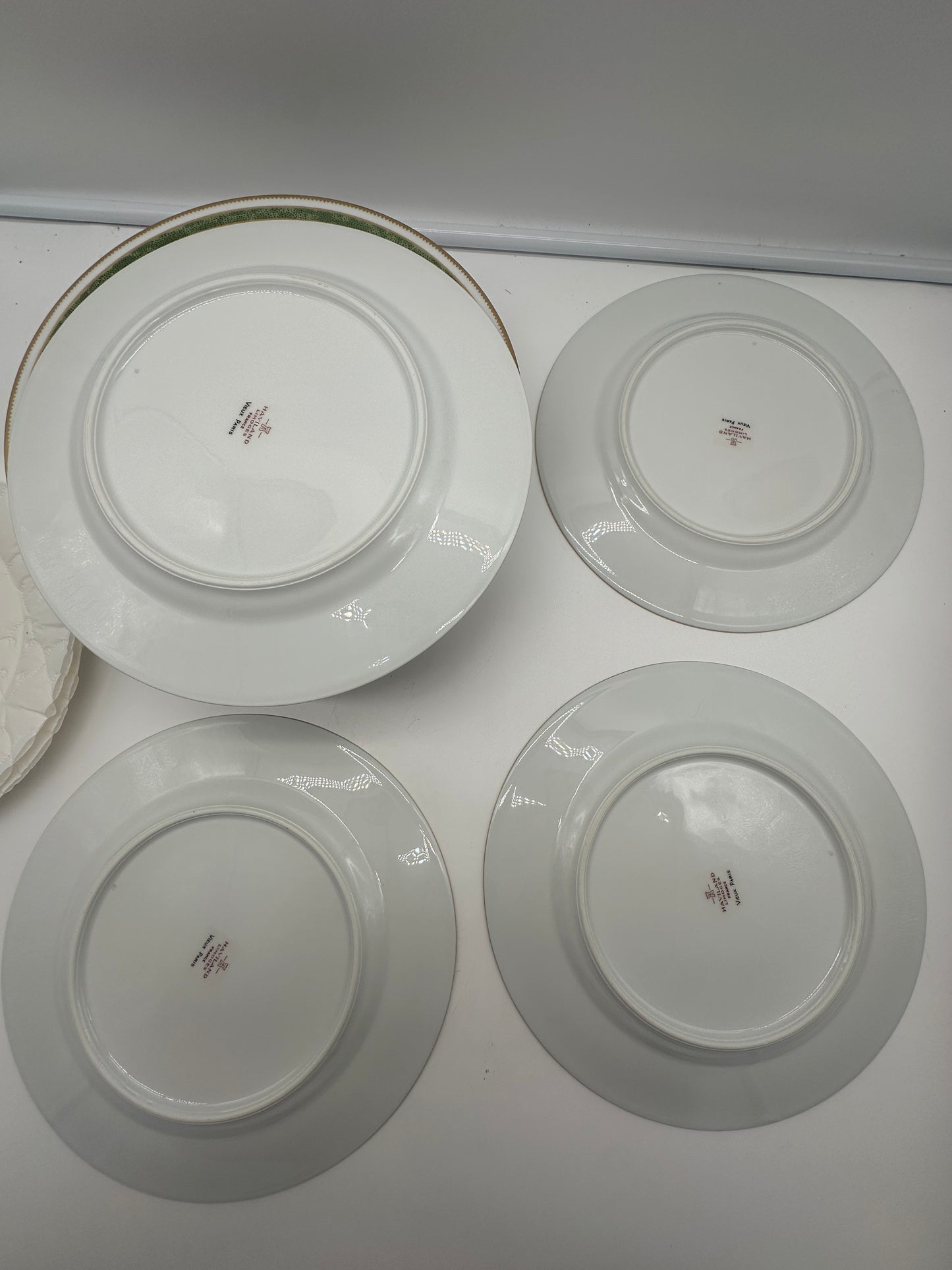 12 Limoges Vieux Paris Dinner Plates