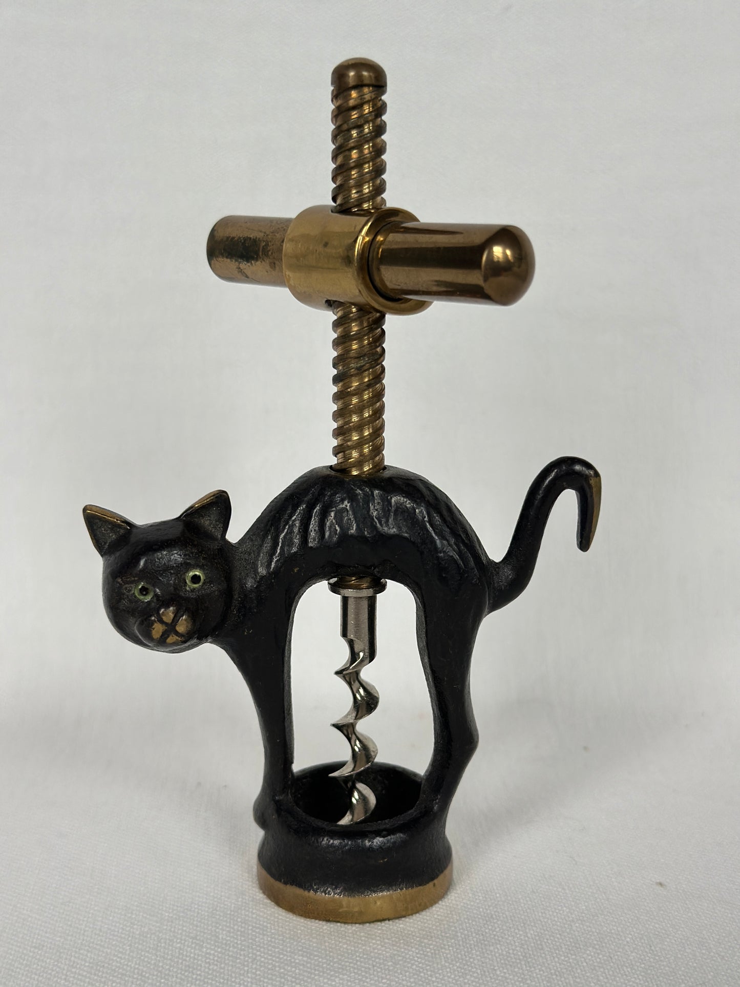 Walter Bosse Bronze Cat Corkscrew