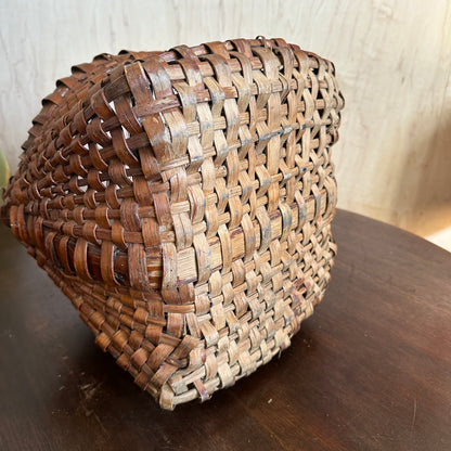 Antique Gathering Basket