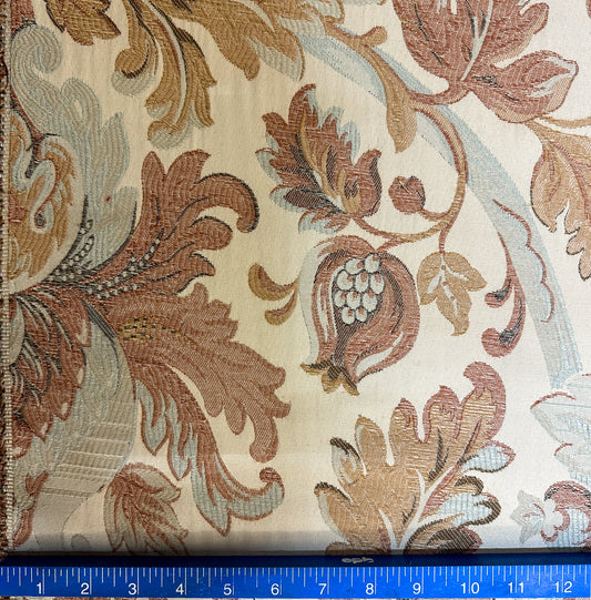 Woven upholstery floral