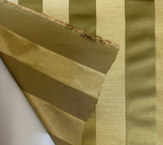 Sateen green stripe